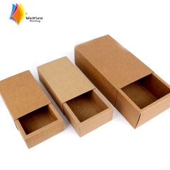 Foldable kraft postage corrugated box